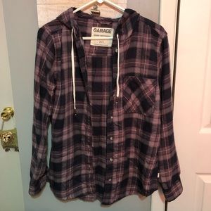 Hooded Garage Flannel